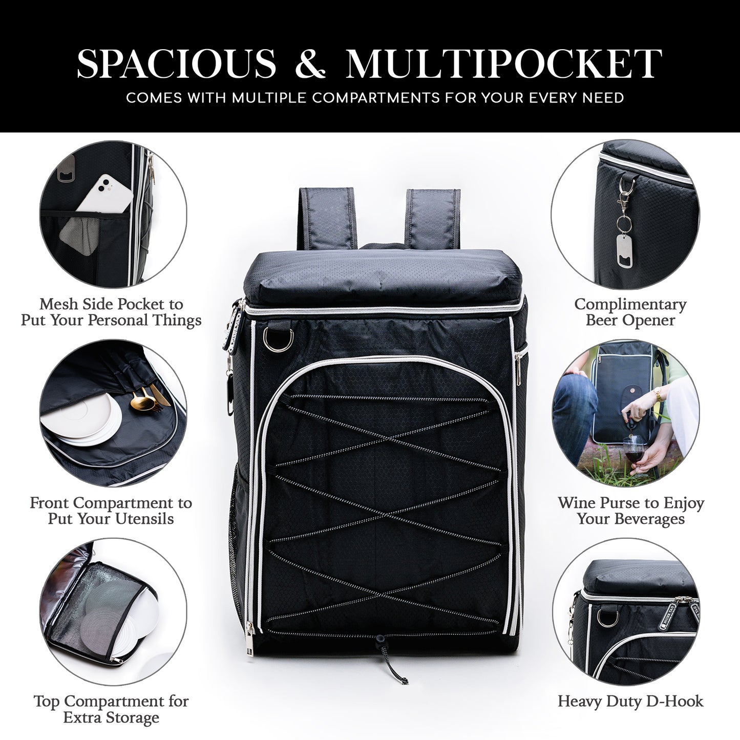 Insulated Cooler Backpack with Wine Purse🎒🍷🍾 - NicheTag NicheTag Outdoor Recreation Insulated Cooler Backpack with Wine Purse🎒🍷🍾 NicheTag Niche Tag Outdoor Recreation Insulated Cooler Backpack with Wine Purse🎒🍷🍾